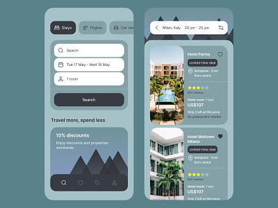 Booking app concept design mobile mobile app design ui