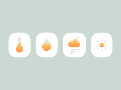 Agriculture app concept icons