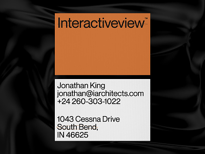 Interactiveview brand branding business cards creative design geometric graphic design layout logo typography