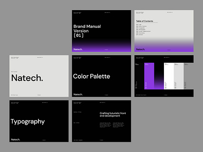 Natech. brand manual branding color color palette colors design graphic design layout logo typography