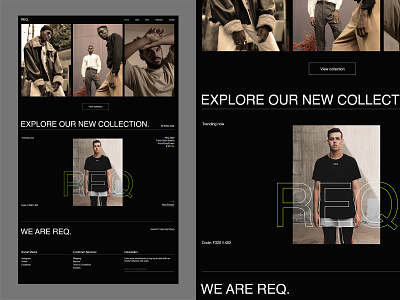 REQ. design fashion graphic design layout typography ui ux