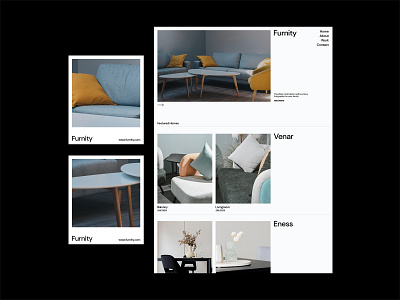 Furnity. branding design furniture graphic design homes interior layout logo typography ui ux web web design website