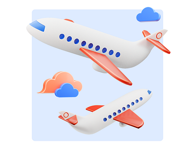 up in the air 3d cute illustration design illustration minimal