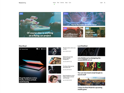 NewsSelling branding design web