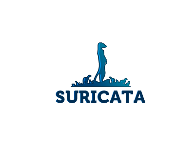 Suricata blue gradient logo