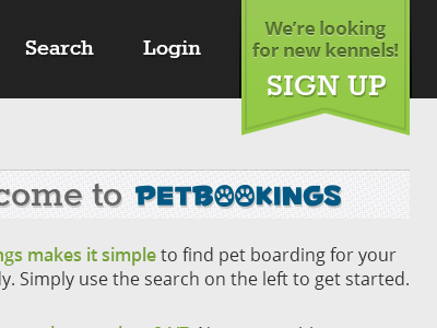 Petbookings Ribbon