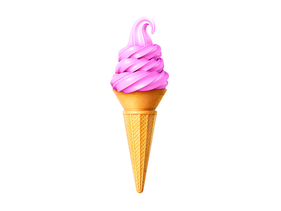 Ice cream app branding clean design flat icon illustration illustrator lettering logo typography vector web website