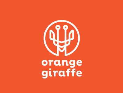 Girraffe Logo animal branding design giraffe logo minimalist modern vector zoo