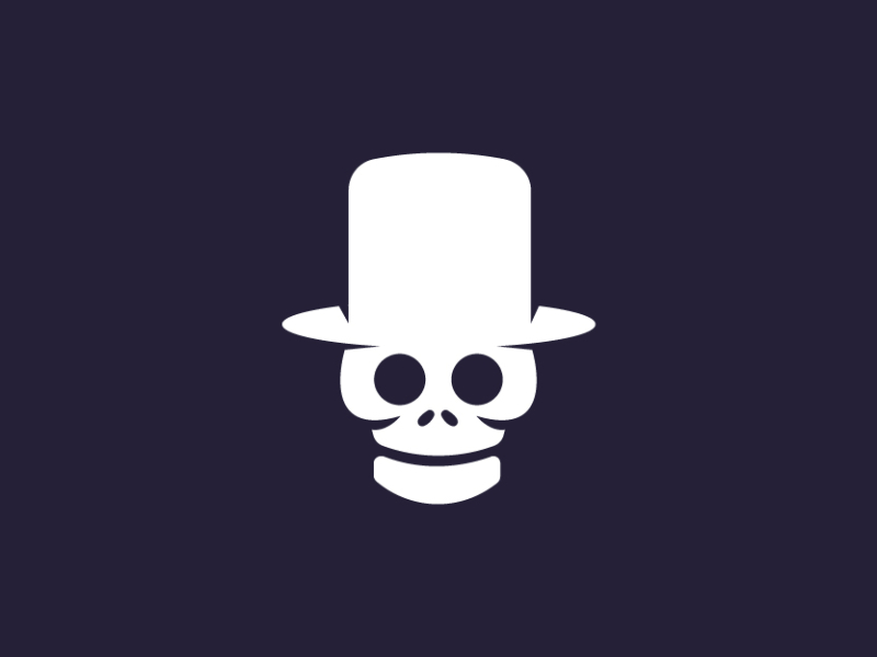 Skull Gentleman Logo by Ati Ibrahim on Dribbble