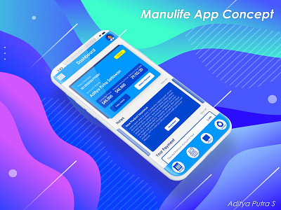 Manulife App Concent app branding design flat illustration ui ux