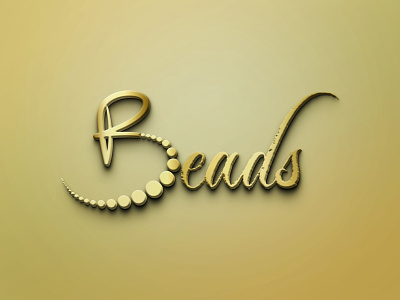 Typography - Jewelry - Luxury logo - Fashion logo - Gold - Logo