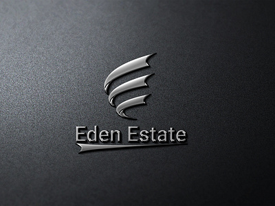 E logo-Eden-Design-Illustration-Branding-Unique-Real estate-3D