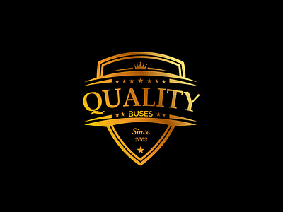 Logo-Design-Quality-Crown-Sheild-Letter-Golden-Corporate-RealEst