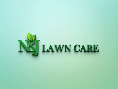 Logo-Design-Green-Leaf-Letter N-Organic-Plant-Fresh-Leave