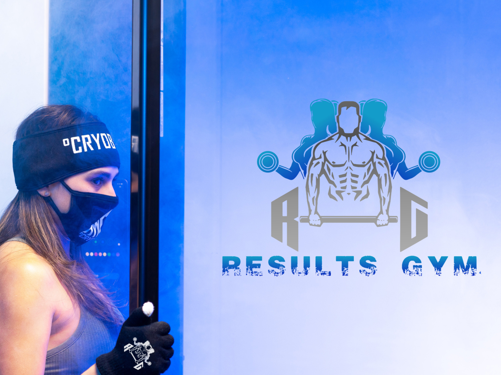 Dribbble LogoDesignGymBlueFitFitnessStrongBodyEnergy