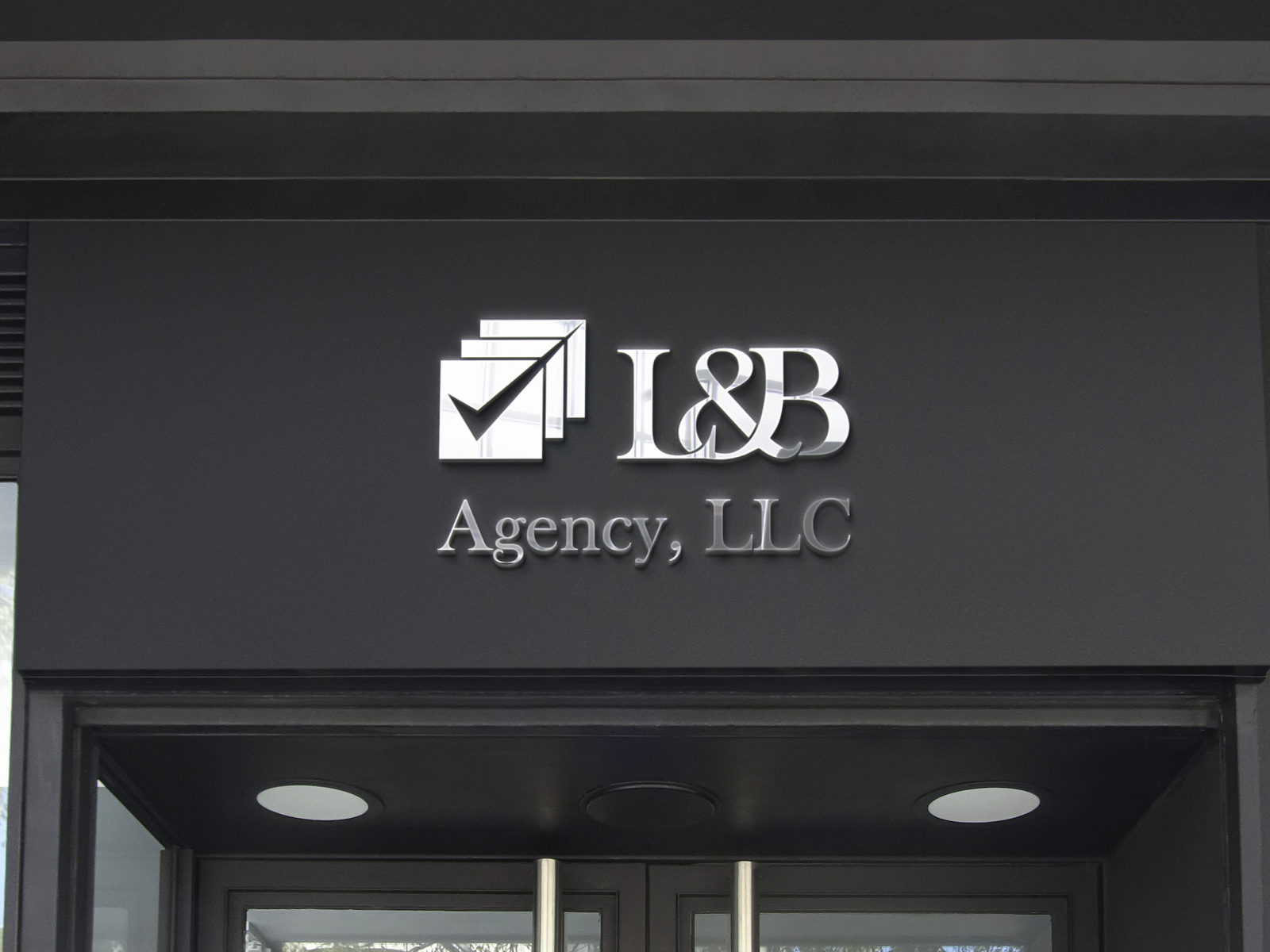 Logo-Design-Business-L&B-Letter-Corporate-Agency-Right-Company By Juthi ...