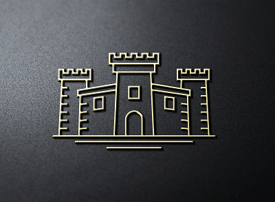 Logo-Design-Buliding-House-Castel-Home-Line-Golden-Property branding buliding business castel company design eyecatching golden graphic design home house illustration line logo logo design professional property royal unique vector