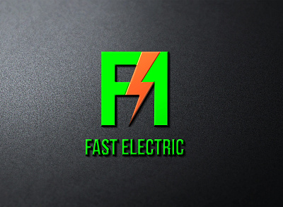 Logo-Design-Green-Power-Letter-F-Electric-Energy-Fast-Typography branding business design electric energy f fast flash graphic design green illustration letter logo logo design plant power symbol typography unique vector