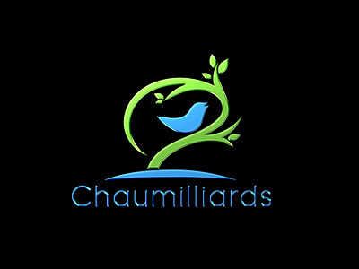 Logo-Design-Green-Leaf-Tree-Bird-Care-Naturals-Leave-Plant-Tweet