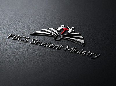 Logo-Design-Book-Ministry-Faith-Student-Bible-Cross-Abstract 2d abstract bible book branding business cross design faith graphic design illustration logo logo design ministry simple student text typography unique vector