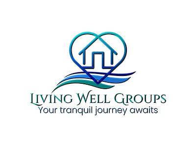 Logo-Design-Home-House-Love-Wave-Care-Window-Wellness-Shine