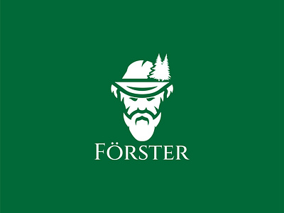 Logo-Design-Forster-Conference-Tree-Pine-Beard-Coyboy-Gun-Man