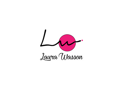 Logo-Design-L-Signature-Feminine-Round-Pink-Makeup-Girl-Love-Sig