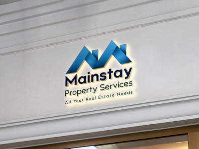 Logo-Design-Home-House-Building-Property-Realestate-Mainstay