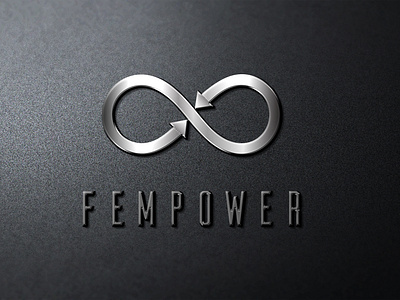 Logo-Design-Female-Infinity-Power-Freedom-Creative-Style-Endless