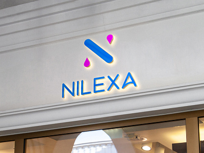 Logo-Design-N-Typography-Shape-Letter-Creative-Style-Nilexa-Icon