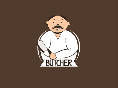 Butcher Logo Design butcher graphicdesign illustration logo logodesign logodesigner