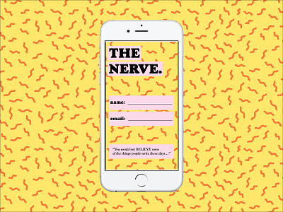 The Nerve—Sign Up  #001