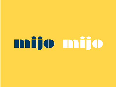 mijo brand brand identity branding design typography