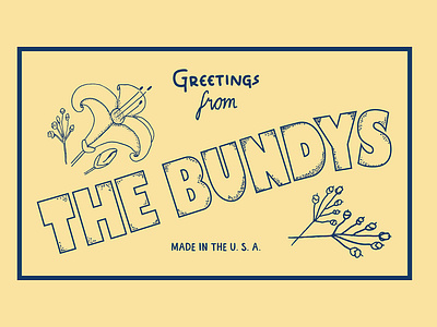 The Bundys (Print Logo 2)