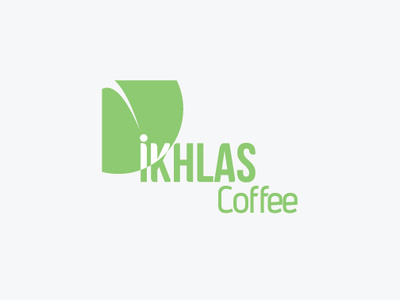 Logo Design [ Ikhlas coffee ] adobe illustrator branding design elegant golden ratio illustration imagine logo logo a day logodesign