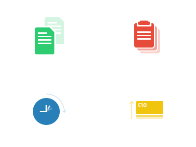 Icons clipboard color file icon ios peace of mind time