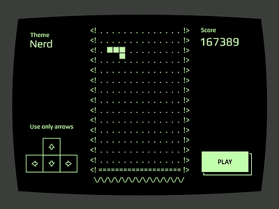 Open Source Tetris by Alejandro Vizio for Aerolab on Dribbble