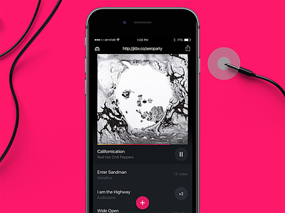 Jukebox for iOS cable flat ios iphone jukebox list music pink player share