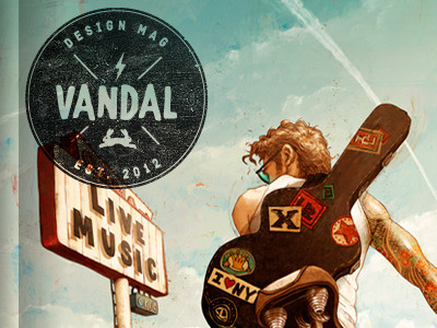 Vandal - Visual Arts Magazine editorial graphic design magazine