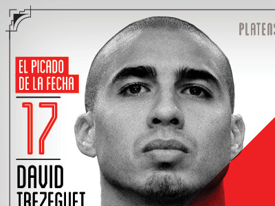 Decal - David Trezeguet Interview editorial graphic design magazine