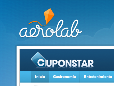 Aerolab Landing cloud digital identity landing logo mobile ui ux wave