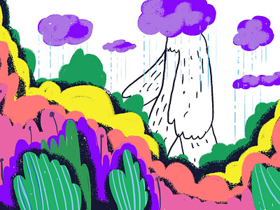 the spring is coming! art illustration photoshop sketch sketchbook spring spring time springrain