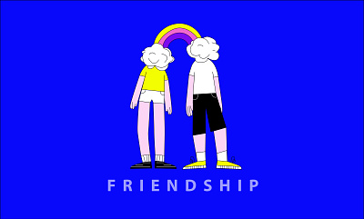 friendship art friendship happy illustration illustrator love pepole relation relationship