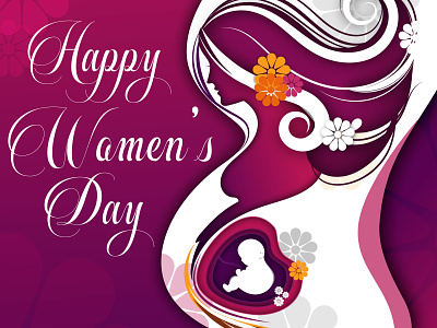 Happy Woman s day chandrani das digitalart graphic design illustration vector woman woman illustration