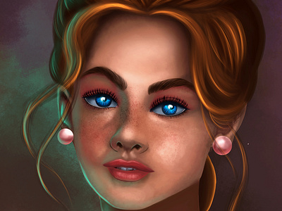 Face digital painting