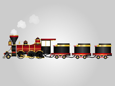 Cartoon Toy Train