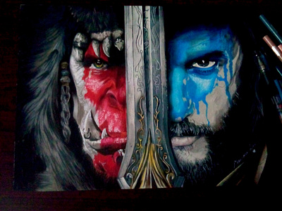 Warcraft chandrani das drawing hand drawing warcraft