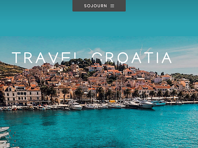 Travel agency landing page travel web design website