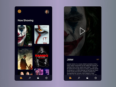 Cinema App Concept app cinema concept movies