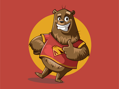 Bear Mascot animal bear branding cartoon character cute animal design illustration art inspiration mascot vector